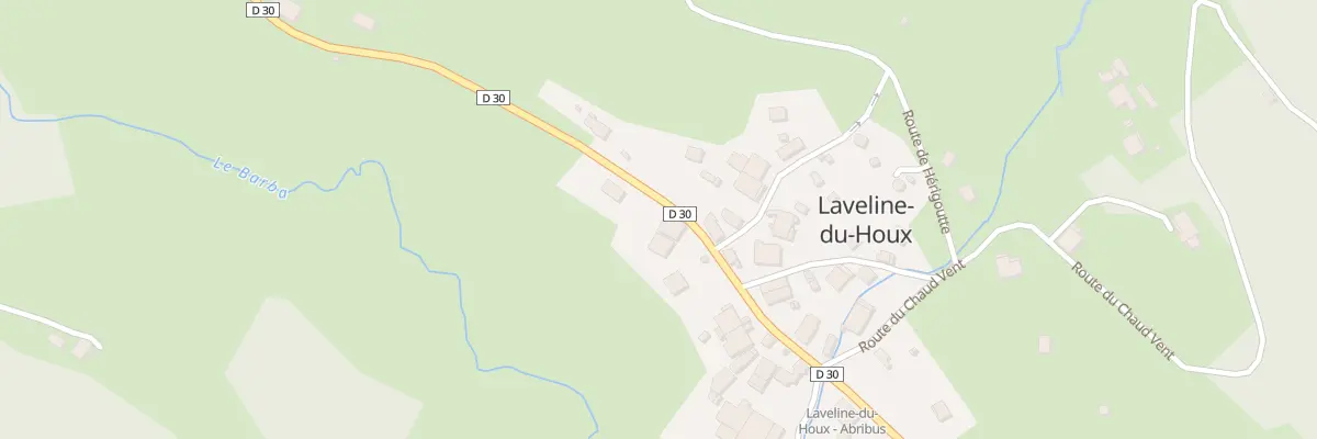 Plan du 2 Rte de Laveline à Laveline-du-Houx