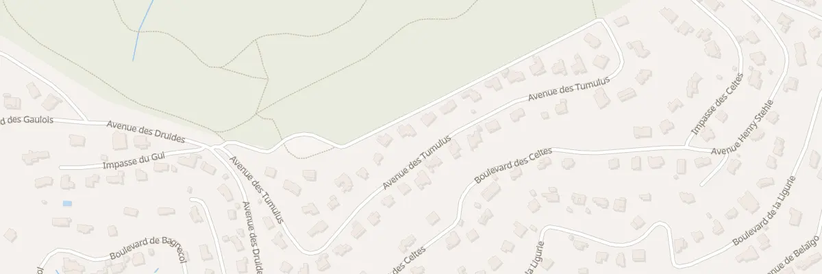 Plan du 383A Av des Tumulus à Roquebrune-sur-Argens