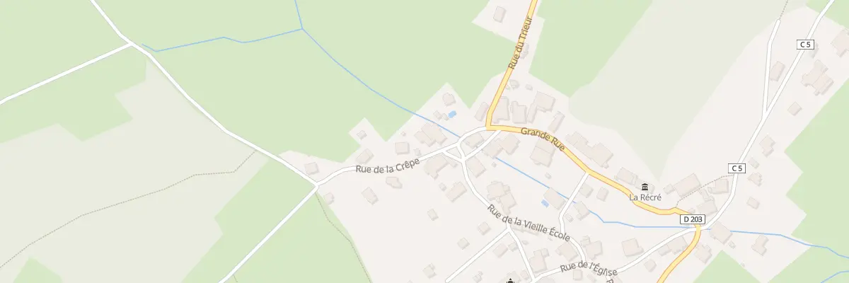 Plan du 8 Rue de la Crepe à Trémoins