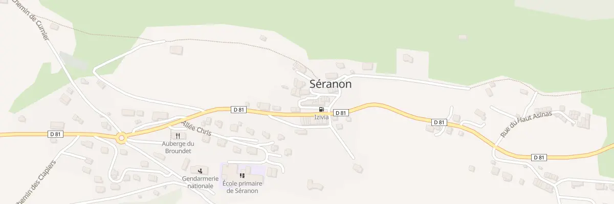 Plan du 21 Rue Frederic Mistral à Séranon