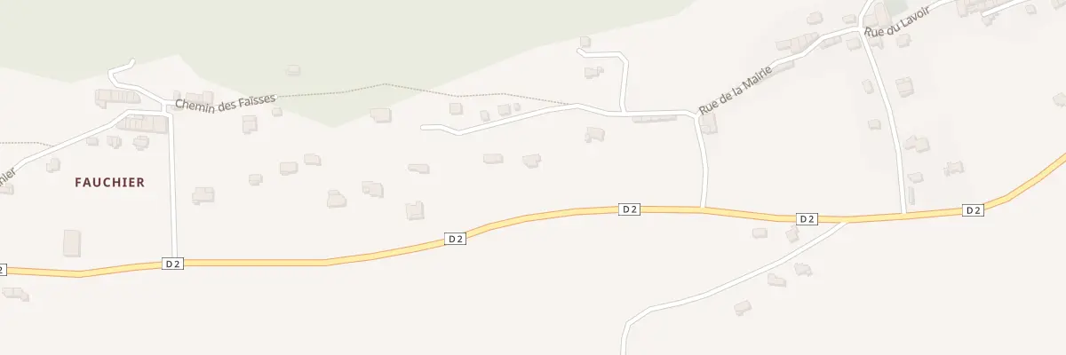 Plan du 5340 Rte Départementale 2 à Valderoure