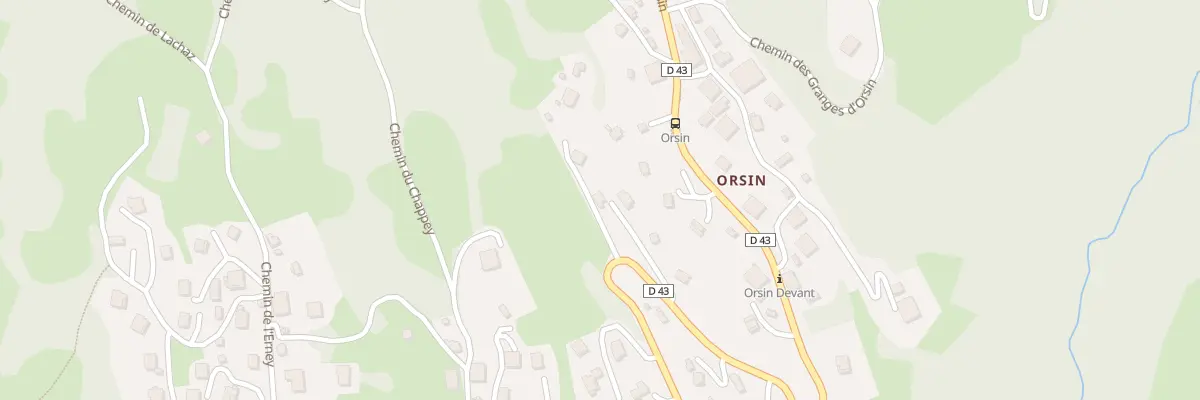 Plan du 2630 Rte d’Orsin à Saint-Gervais-les-Bains