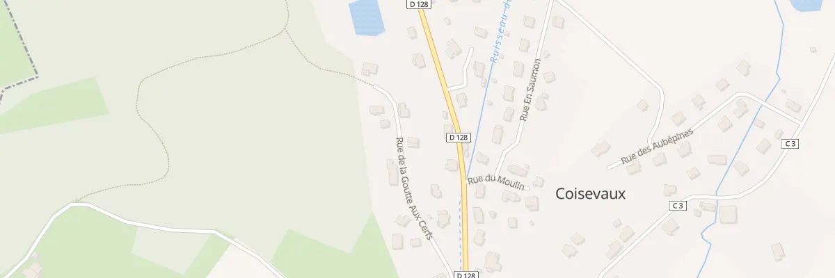 Plan du 6 Rue de la Goutte aux Cerfs à Coisevaux