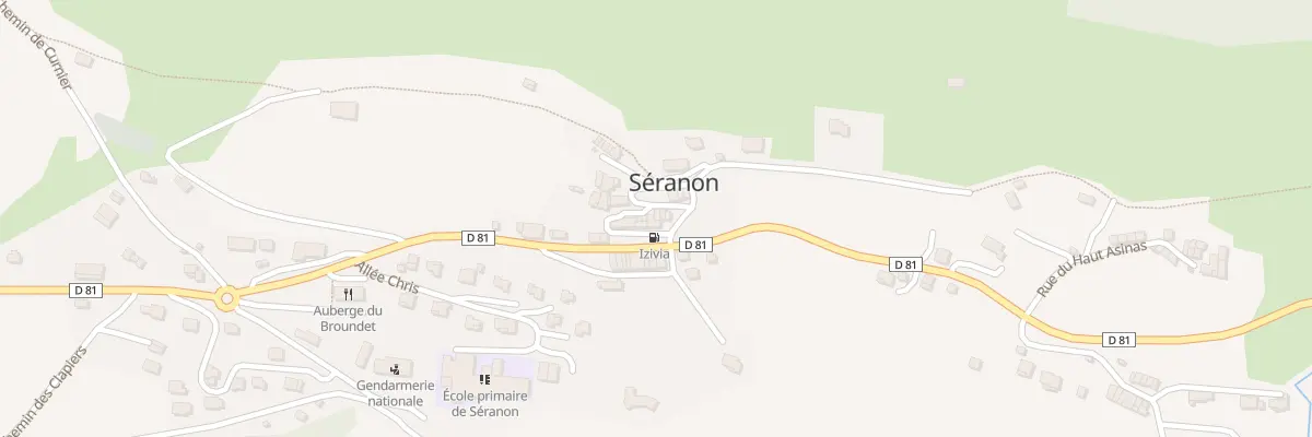 Plan du 1 Rue Frederic Mistral à Séranon
