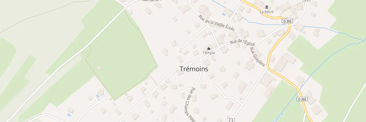 Plan du 12 Rue de l’Eglise à Trémoins