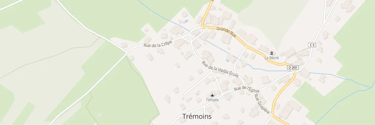 Plan du 8 Rue de la Vieille Ecole à Trémoins