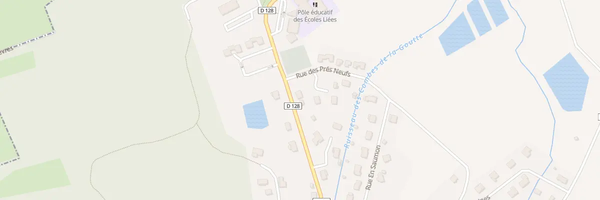 Plan du 16 Rue du Moulin à Coisevaux
