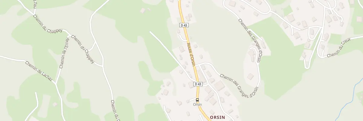 Plan du 1994 Rte d’Orsin à Saint-Gervais-les-Bains