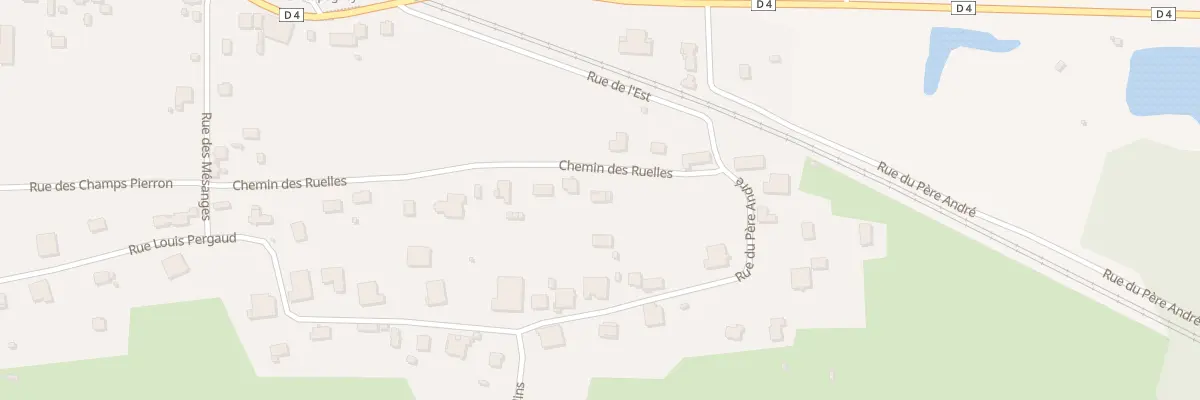 Plan du 22 Che des Ruelles à Champagney