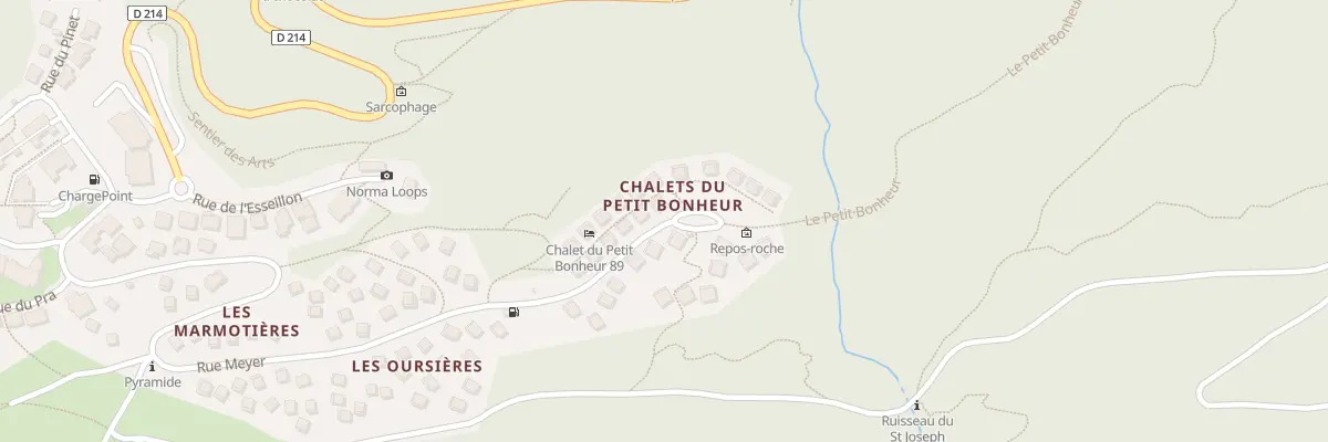 Plan du 5454 Ji Bourget à Villarodin-Bourget