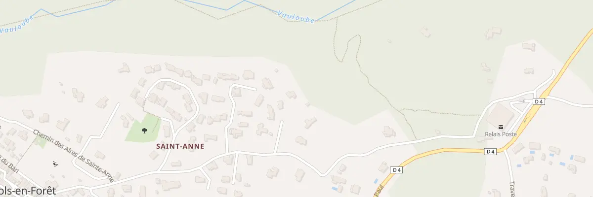 Plan du 5876 Sainte Anne à Bagnols-en-Forêt