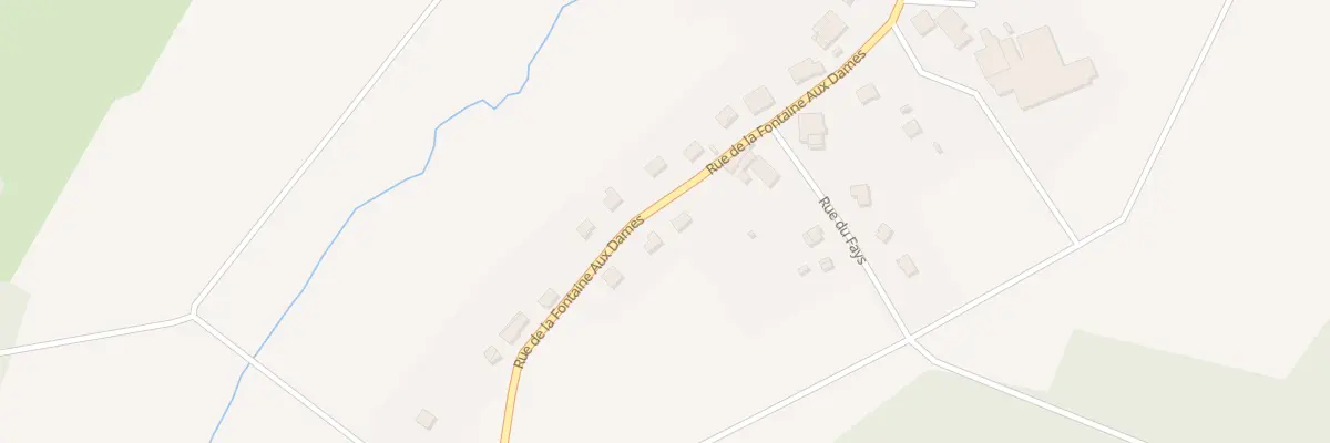 Plan du 25 Rue de la Fontaine aux Dames à Coisevaux
