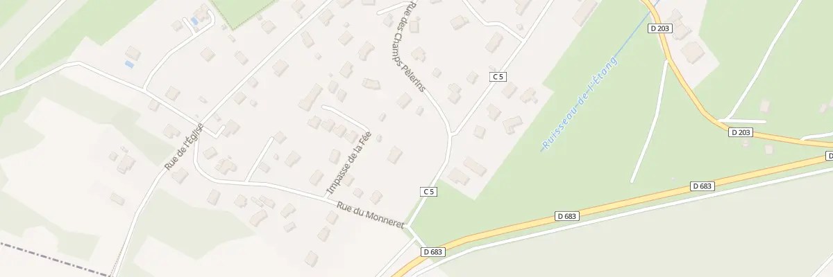 Plan du 8 Rue des Champs Pelerins à Trémoins