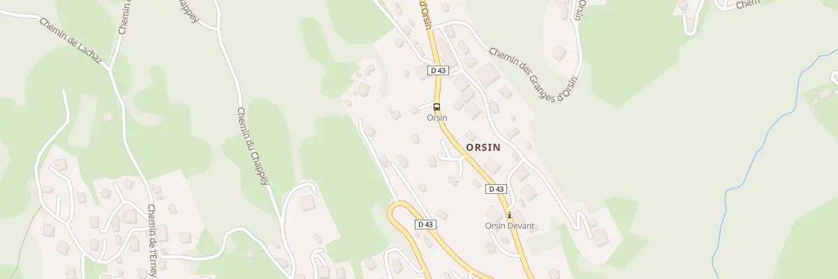 Plan du 2140 Rte d’Orsin à Saint-Gervais-les-Bains