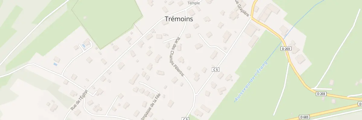 Plan du 7 Rue des Champs Pelerins à Trémoins
