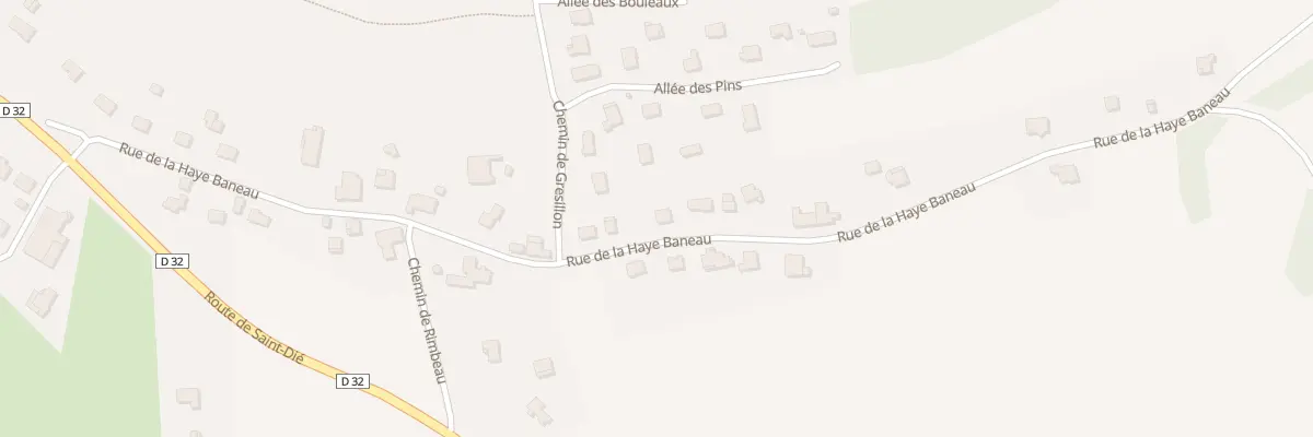 Plan du 19 Rue de la Haye Baneau à Jeanménil