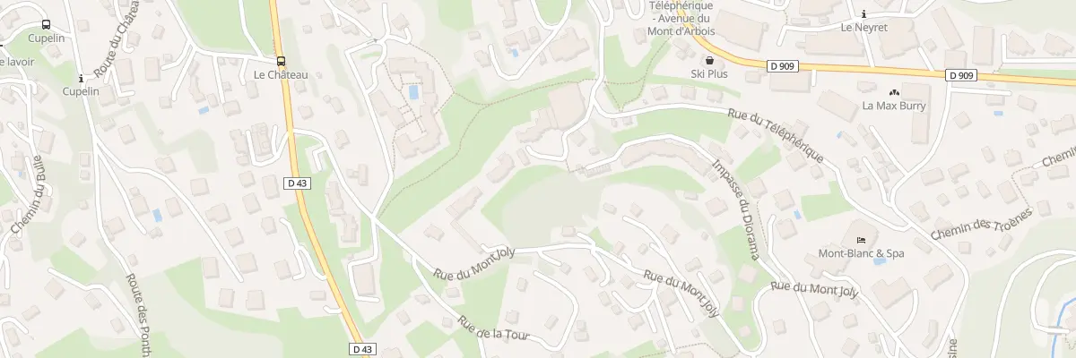 Plan du 320 Rue du Téléphérique à Saint-Gervais-les-Bains