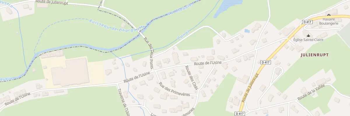 Plan de Julienrupt Le Bas au Syndicat