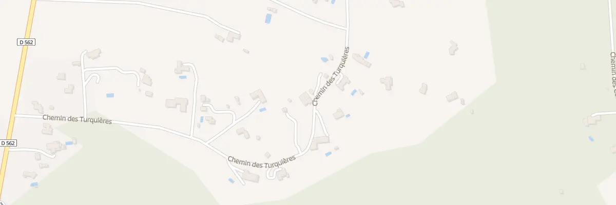 Plan du 499 Che des Turquieres à Tourrettes