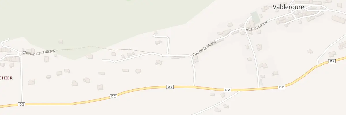 Plan du 75 Che de Font Nègre à Valderoure