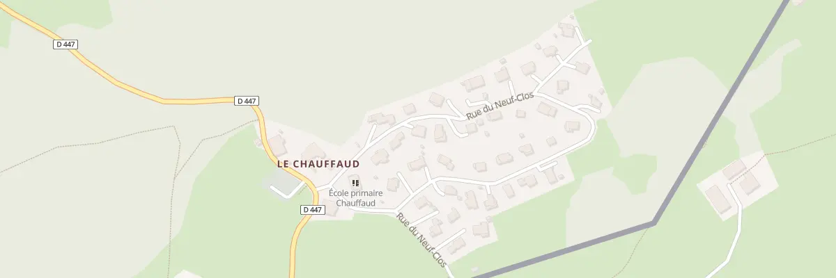 Plan du 8 Rue du Neuf Clos à Villers-le-Lac