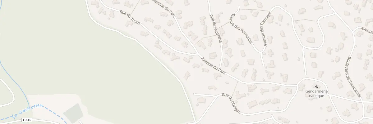 Plan du 64 Rue du Thym à Roquebrune-sur-Argens