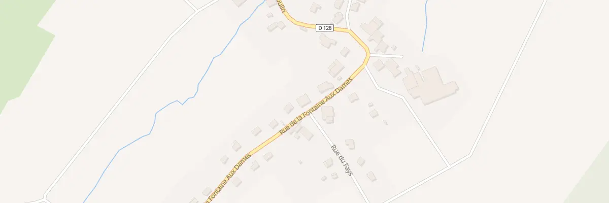 Plan du 10 Rue de la Fontaine aux Dames à Coisevaux