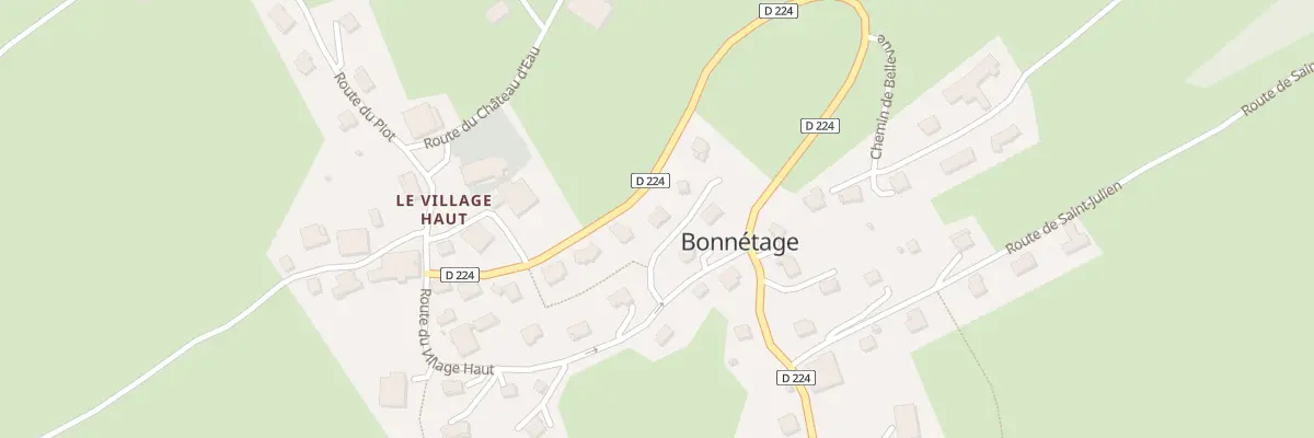 Plan du 5A Rte du Village Haut à Bonnétage