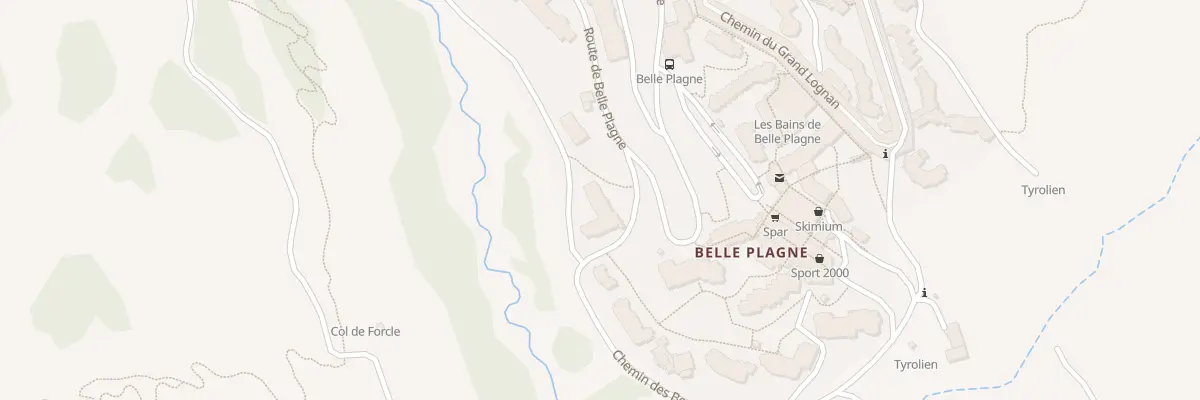 Plan du 24 Che des Bourtes Belle Plagne à La Plagne Tarentaise