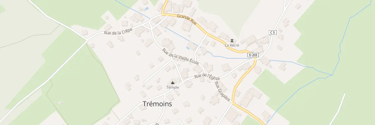 Plan du 18 Rue de la Vieille Ecole à Trémoins