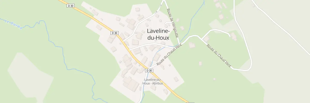 Plan du 25 Rte de Laveline à Laveline-du-Houx