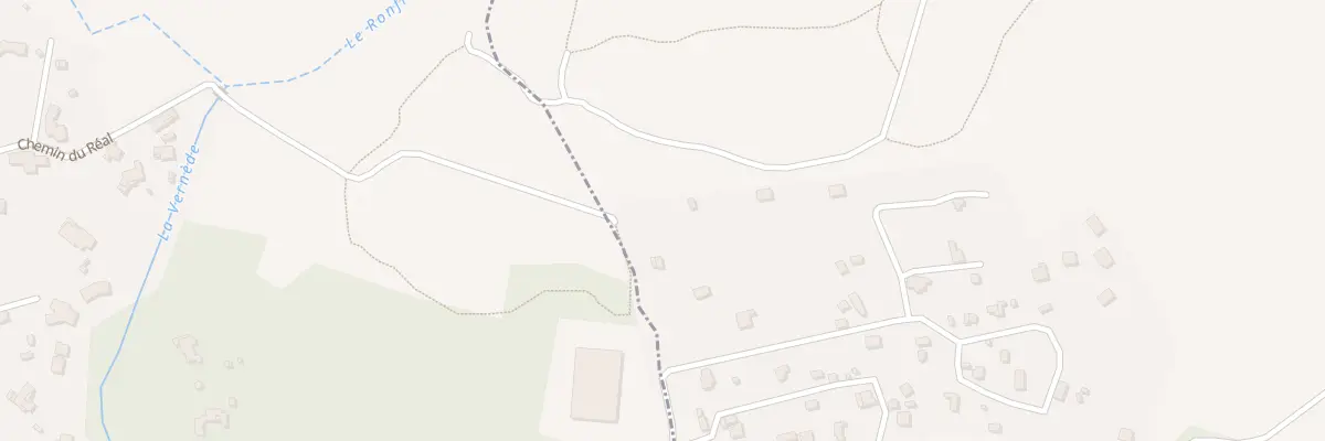 Plan du 233 Che de CLAVIERS à Fréjus