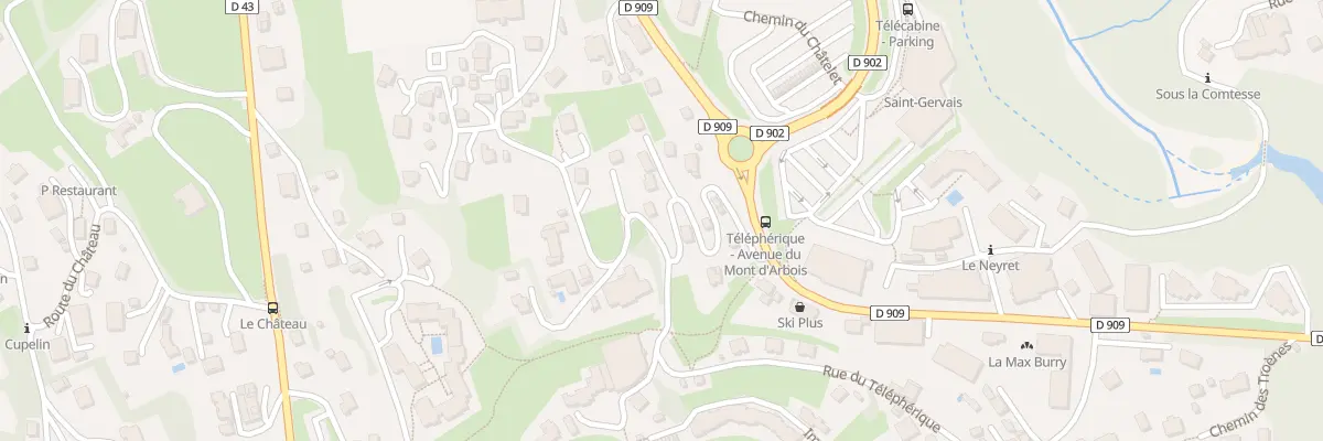 Plan du 36 Rue du Rosay à Saint-Gervais-les-Bains