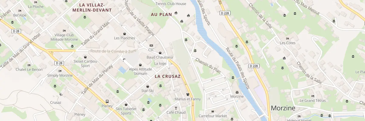 Plan du 378 Rue du bourg à Morzine