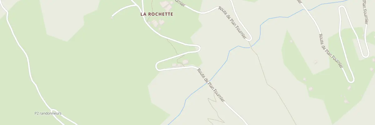 Plan du 2704 Rte de Planfournier à Planay