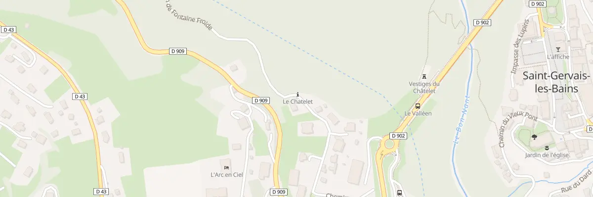 Plan du 261 Che de Fontaine Froide à Saint-Gervais-les-Bains