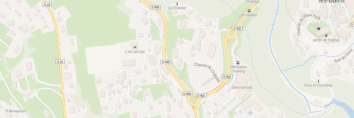 Plan du 87 Che de Fontaine Froide à Saint-Gervais-les-Bains