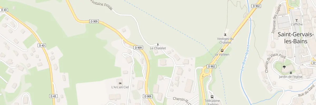 Plan du 257 Che de Fontaine Froide à Saint-Gervais-les-Bains