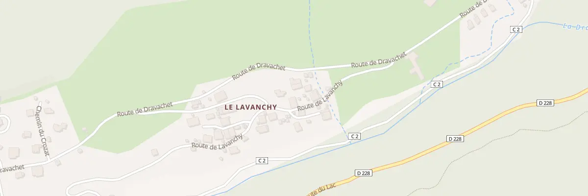 Plan du 651 Rte du Lavanchy à Montriond