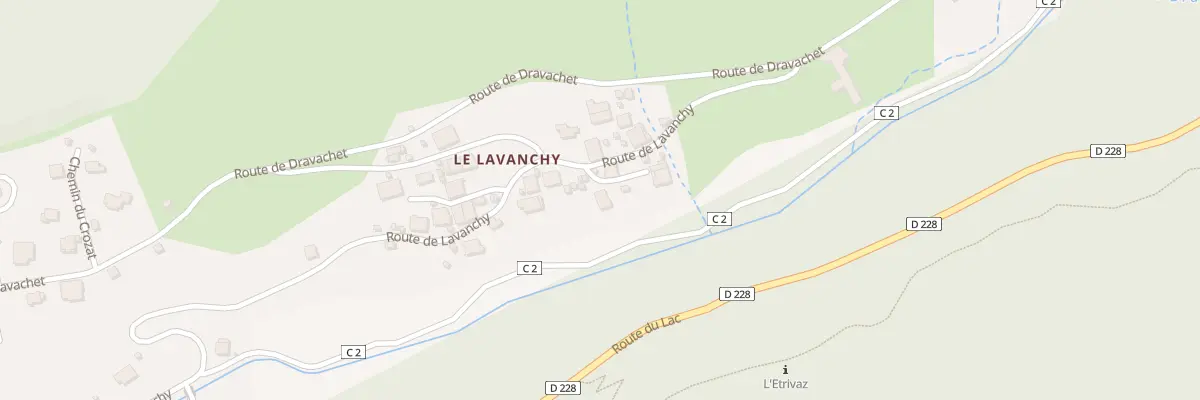 Plan du 660 Rte du Lavanchy à Montriond
