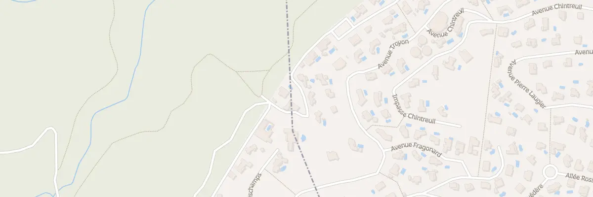 Plan du 234 Imp Gustave CHARPENTIER à Fréjus