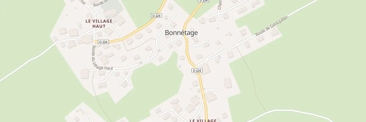 Plan du 31 Rte du Village Bas à Bonnétage