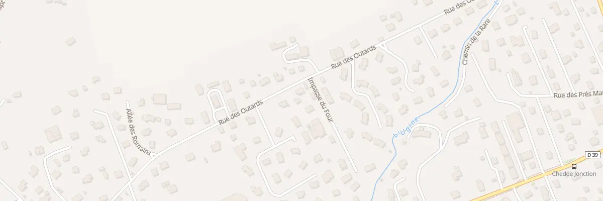 Plan du 454 Rue des outards à Passy