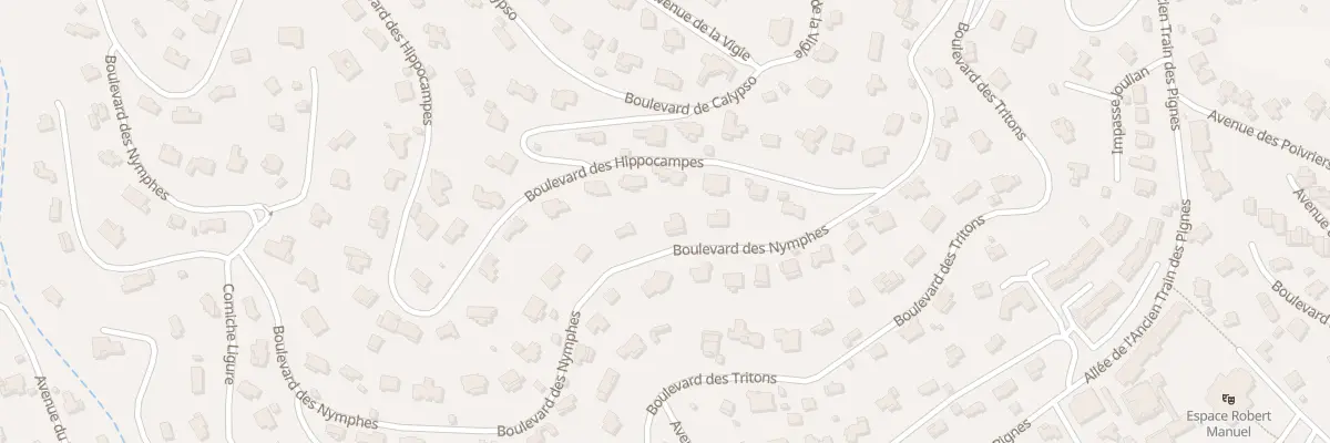 Plan du 388 Bd des Nymphes à Roquebrune-sur-Argens