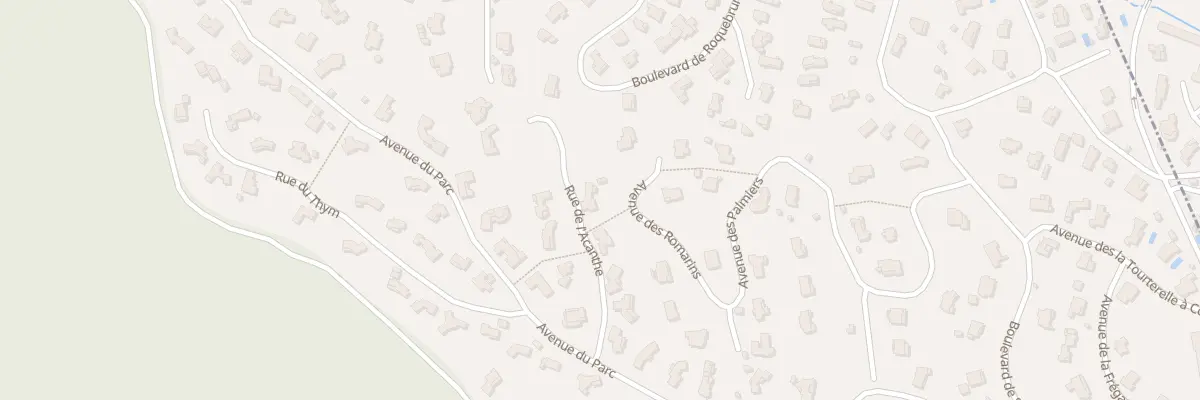Plan du 10 Rue de l’Acanthe à Roquebrune-sur-Argens