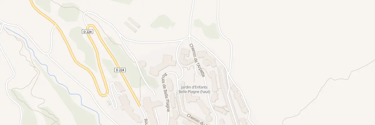Plan du 1 Che du Grand Lognan à La Plagne Tarentaise