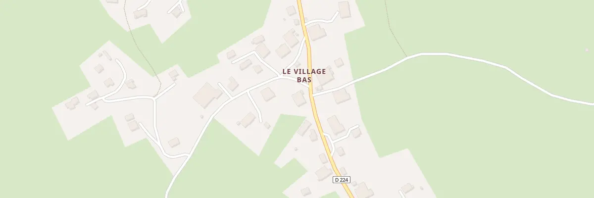 Plan du 25 Rte du Village Bas à Bonnétage