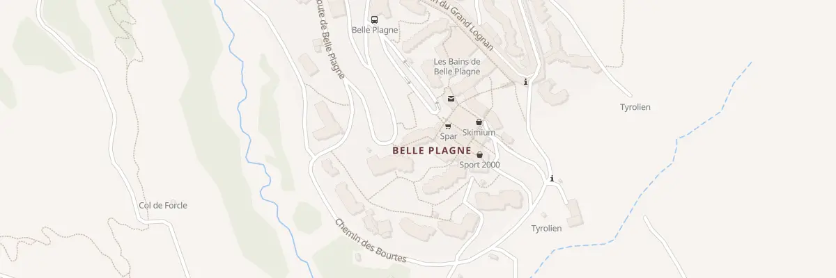Plan du 5744A Imm Residence Beryl à La Plagne Tarentaise