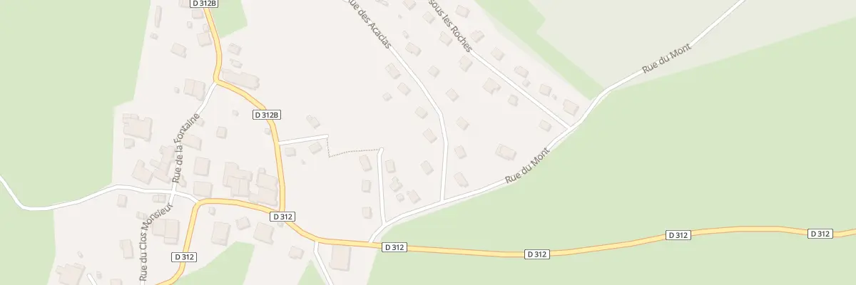 Plan du 3 Rue des Acacias à Solemont