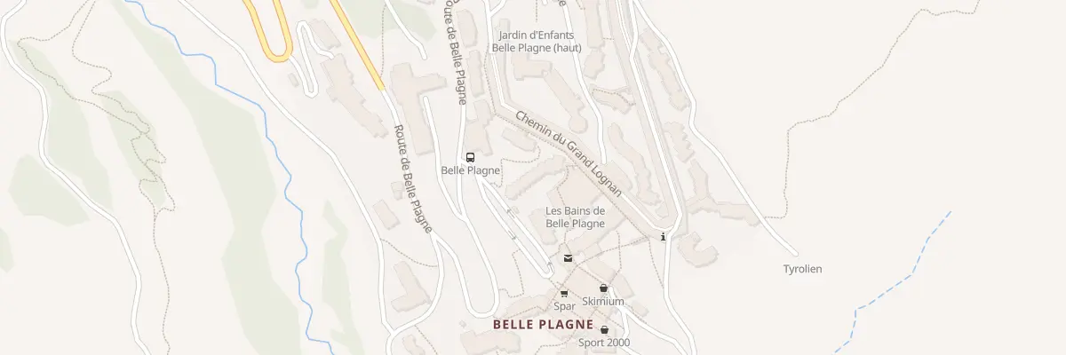 Plan du 5740E Les Gemeaux Belle Plagne à La Plagne Tarentaise